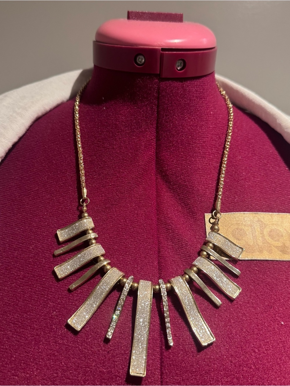 Gold-Tone statement necklace